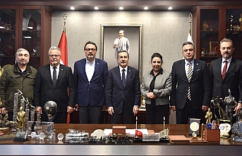 Millet İttifakı temsilcilerinden Başkan Ataç'a ziyaret