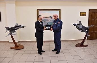 Başkan Ataç'tan Tuğgeneral Eroğlu'na ziyaret