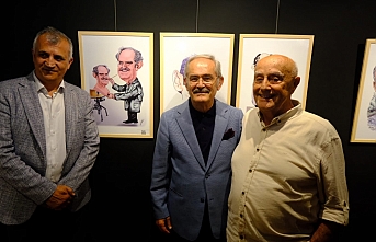 Karikatürler ile Yılmaz Büyükerşen sergisi açıldı
