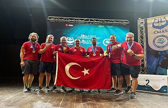 Su altında Dünya Şampiyonu Eskişehir'den