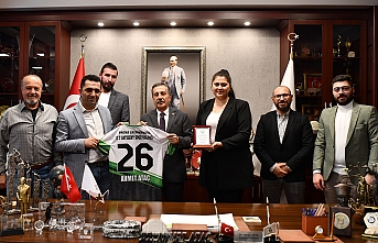 Batıkentspor Kulübü'nden Başkan Ataç'a ziyaret