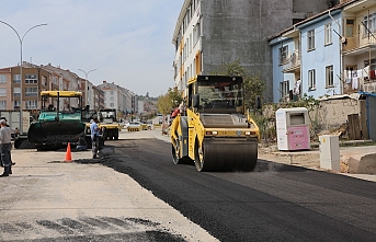 2023'te Eskişehir'de yol yapım çalışmalarında yoğun mesai