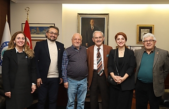 Sivil toplum kuruluşu temsilcileri Başkan Büyükerşen'i ziyaret etti