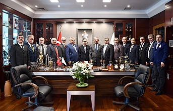 Ahbaplar'dan Başkan Ataç'a ziyaret