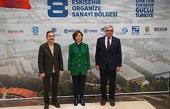 Başkan Ataç ve Ayşe Ünlüce EOSB'yi ziyaret etti