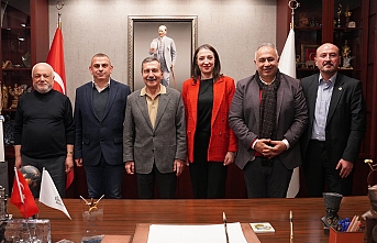 Emek ve Demokrasi Platformu'ndan Başkan Ataç'a ziyaret