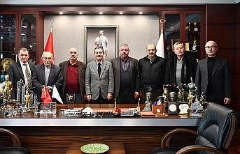 Başkan Ataç, Pir Ahmet Efendi Derneği'ni konuk etti