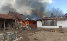 Eskişehir'de bir evde yangın çıktı