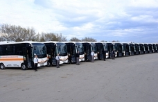 Büyükşehir'in ulaşım filosuna 18 yeni otobüs