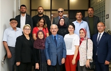 CHP İlçe Başkanlarından Büyükerşen'e ziyaret