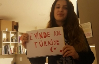 Öğrencilerden ‘Evde kal Türkiye’ çağrısı