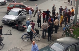 Derman caddesinde trafik kazası