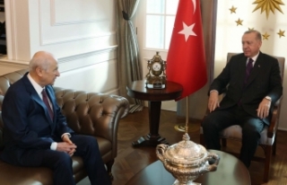 Erdoğan ve Bahçeli bir araya geldi