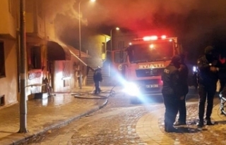 Eskişehir'de itfaiye eri ağır yaralandı