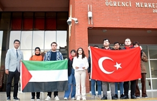 Anadolu Üniversitesi öğrenci kulüplerinden Filistin’e...
