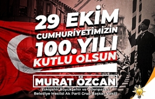Murat Özcan'ın 29 Ekim mesajı