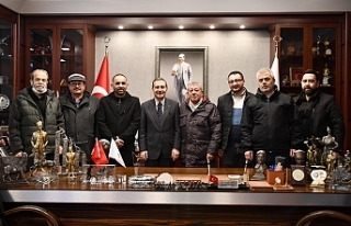 Yeni Bağlar esnafından Başkan Ataç'a ziyaret