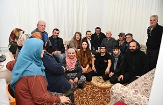 Ahmet Ataç'tan Pullukçu ailesine ziyaret