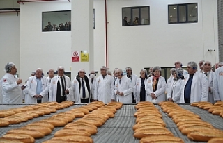 Modern Halk Ekmek Fabrikası törenle hizmete açıldı