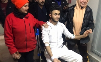 Enkazdan kurtarılan genç oyuncu Eskişehir'de forma giyecek