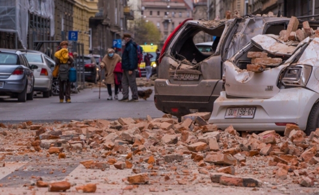 Hırvatistan'ı bir de deprem vurdu