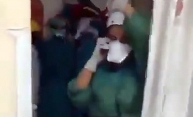 Keçiören'de sağlık çalışanlarına saldırı