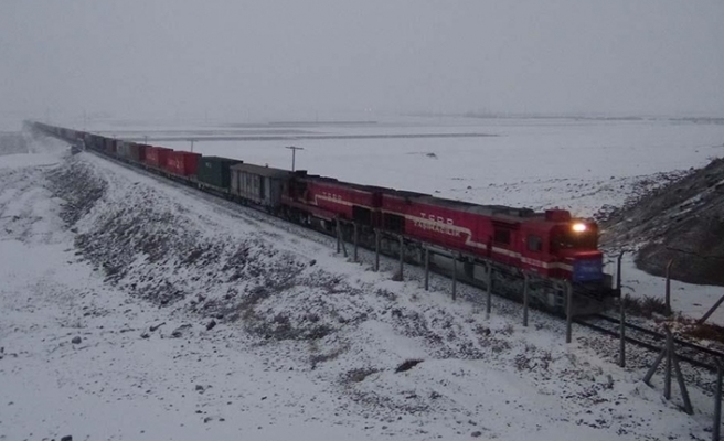 İhracat treni Çin'e ulaştı