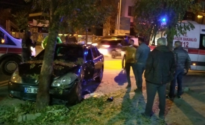 Çilem caddesinde trafik kazası