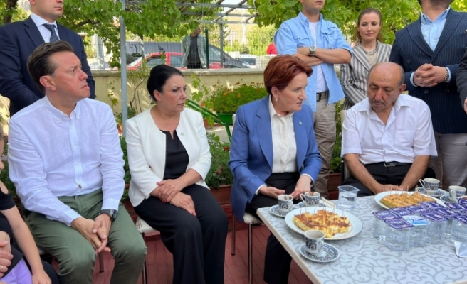 İYİ Parti Lideri Akşener'den Başkan Toptaş'a geçmiş olsun ziyareti