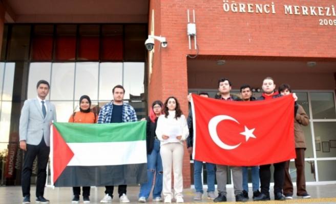 Anadolu Üniversitesi öğrenci kulüplerinden Filistin’e destek açıklaması