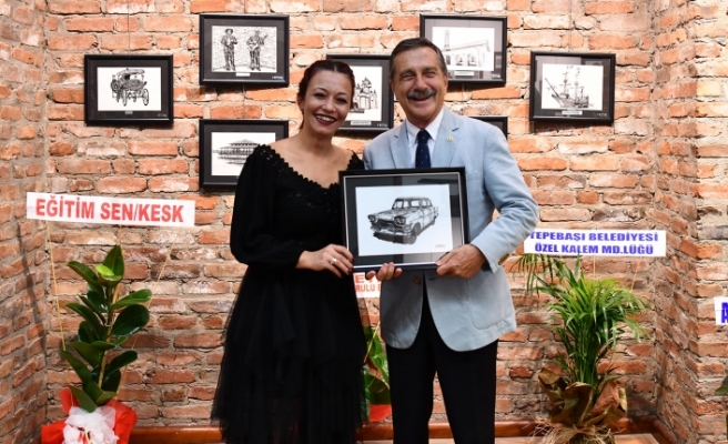 'Tek Kalemde Eskişehir' sergisi törenle açıldı