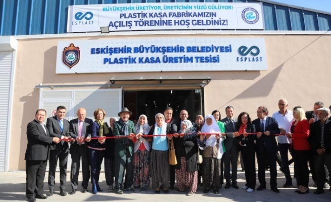 Plastik Kasa Üretim Tesisi törenle açıldı