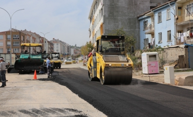 2023'te Eskişehir'de yol yapım çalışmalarında yoğun mesai