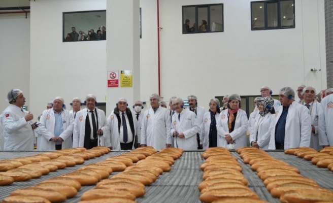 Modern Halk Ekmek Fabrikası törenle hizmete açıldı