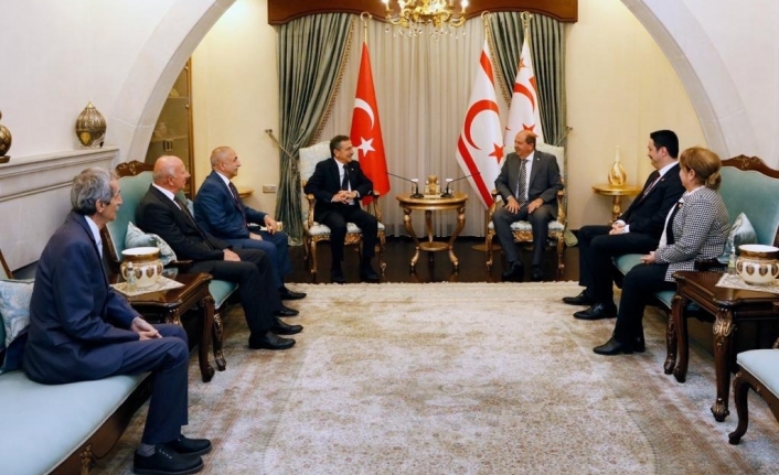 KKTC Cumhurbaşkanı Ersin Tatar ile biraraya geldi